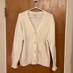 Aritzia Wilfred cashmere cardigan sweater